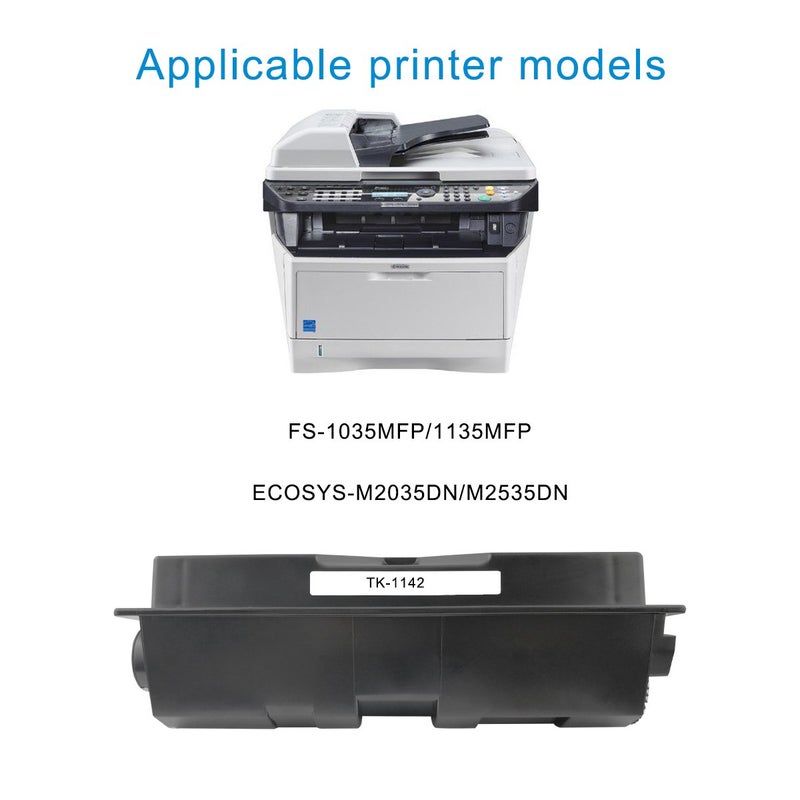 VICTORSTAR Compatible Toner Cartridges TK1142 TK-1142 for Kyocera MITA FS-1035MFP, FS-1135MFP, Kyocera ECOSYS M2035DN M2535DN Laser Printers - Image 4